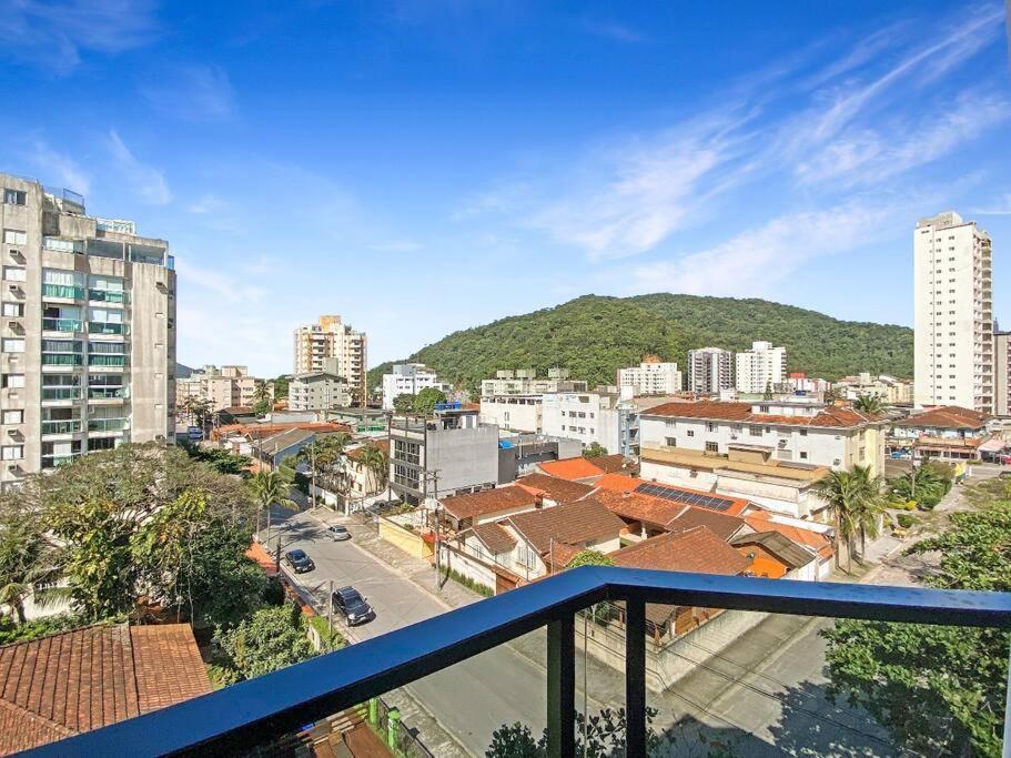 Balcony Barbecue Swimming Pool 4 Bdrm Ac Apartment Guaruja Bagian luar foto